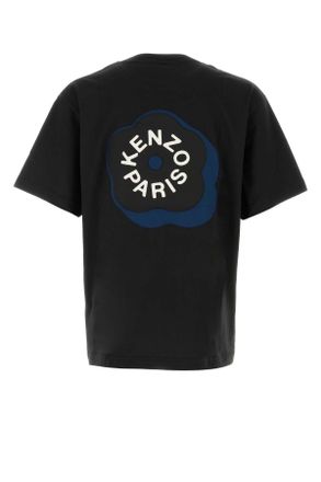 Kenzo Mens Black Cotton Oversize T-Shirt Exterior
