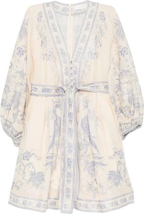 Zimmermann Indra Floral-print Mini Dress