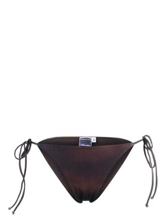 Jean Paul Gaultier Slip bikini con stampa - Marrone