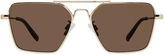 Privé Revaux MIX UP/S Polarized J5G/SP Mens Sunglasses Gold Size 56