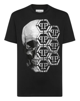 Philipp Plein T-Shirt Ronde Hals Hexagon