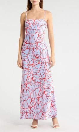Sugarlips Cerys Floral Tirza Maxi Dress in Lavender-Multi at Nordstrom, Size X-Small