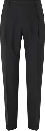 Berwich Hombre, Pantalones, Negro, Talla: L