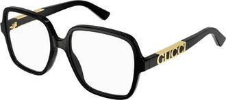 Gucci Gg 1193O Optisch Montuur - Dames - Brillen - Zwart - 56 MM - Accessoires
