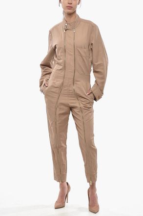 Stella McCartney Jumpsuit in Misto Lino ALMA con Doppia Zip Stella McCartney