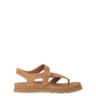 UGG Flat Sandals, female, Brown, Size: 10 US GoldenGaze Sandal