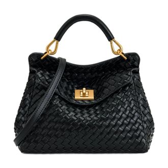 JW PEI Lucia Classic Top Handle Bag - female - JW PEI - Handbags - Black - ONE SIZE - Bags