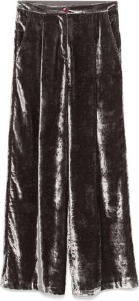 Merci Pantaloni in velluto increspato - Grigio