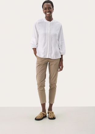 Part Two Overhemd met lang mouwen Loose fit Bright White