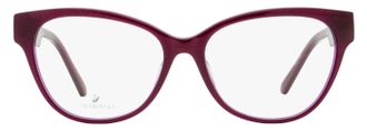 Swarovski SK5392 Crystal-Embellished Eyeglasses - Purple
