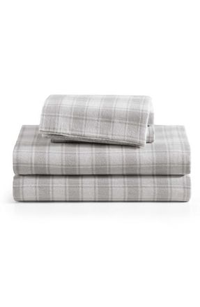 Tommy Hilfiger Mill Creek Plaid Flannel Sheet Set in Grey at Nordstrom, Size Queen