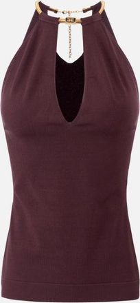 Elisabetta Franchi Top With Jewel Snake