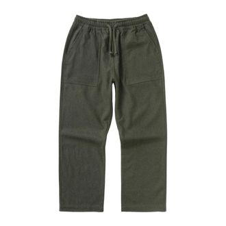 Service Works Pantaloni da Chef in Flanella - - Trousers - Uomo - Verde - L