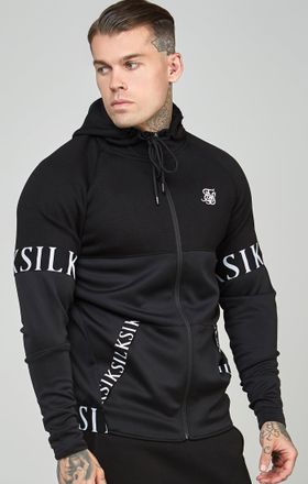 Siksilk Dynamic Zip a trav&eacute;s de sudadera con capucha M