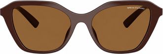 A|X Armani Exchange AX 4173SU 841473 56mm Womens Butterfly Sunglasses
