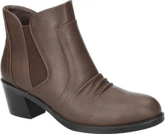 Easy Street Berwick Bootie in Brown Pebbled at Nordstrom, Size 8.5