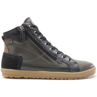 Pikolinos Lagos 901-8921 Leather Womens Ankle Boots - Dark Grey - Size:UK 8-8.5