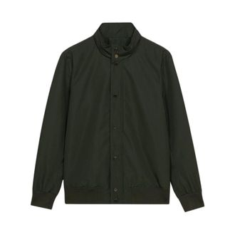 Brooks Brothers Groene Blouson - Heren - Bomber jackets - Groen - S - Polyester - Jassen