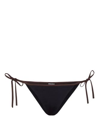Dsquared2 Icon bikini bottoms - women - Polyamide/Elastane - 42 - Black