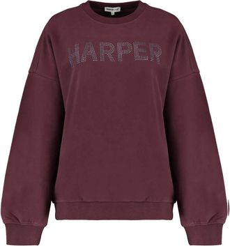 Harper & Yve Dames, Sweatshirts & Hoodies, Rood, Maat: XS