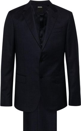 Ermenegildo Zegna wool two-piece suit - men - Wool/Viscose/Modal/Cotton - 54 - Blue