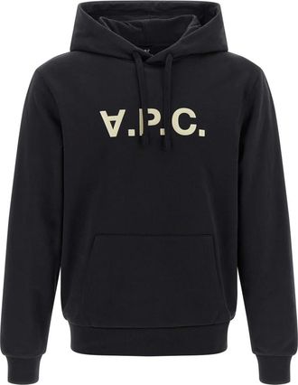 A.P.C. Standard Grand VPC Hoodie - female - A.P.C. - Hoodies - Black - XS - Sweatshirts & Hoodies