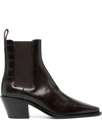 P.A.R.O.S.H. 65mm cowboy boots - Brown