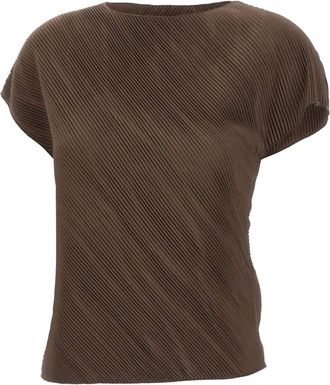 Vince Blouses, female, Brown, Size: XL Top