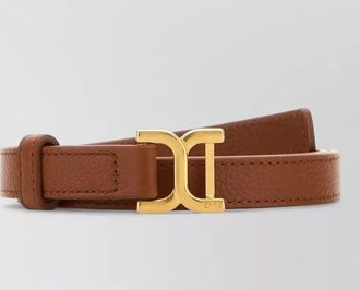 Chlo&eacute; marcie belt adjustable textured leather strap