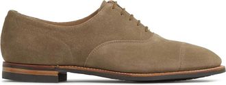 Crockett & Jones Oxford in pelle scamosciata - Toni neutri
