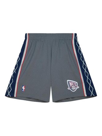 Mitchell & Ness New Jersey Nets Silver 2004 shorts - men - Fabric - L - Grey