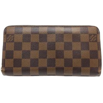 Louis Vuitton Pre-owned Wallets, female, Brown, Size: ONE SIZE Pre-owned Canvas wallets