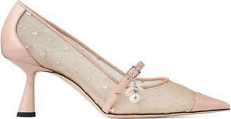 Jimmy Choo London Pumps Aren in rete 65mm - Toni neutri