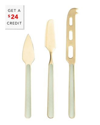 Mepra 3Pc Fantasia Cheese Knives With $24 Credit