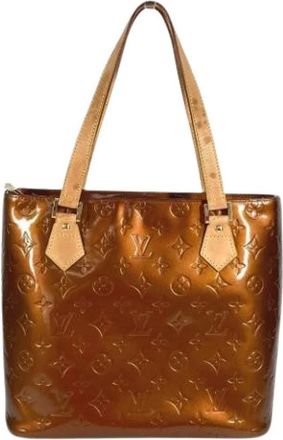 Louis Vuitton Pre-owned Vintage Monogram Vernis Tote - Dames - Vintage Shopper - Bruin - ONE Size - Leer - Vintage