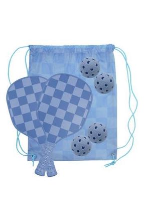 Mytagalongs Cabana Stripes Pickleball Set in Blue at Nordstrom Rack