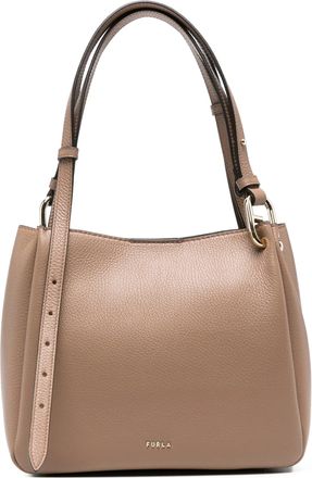 Furla Pebbled Leather Nuvola M Tote Bag
