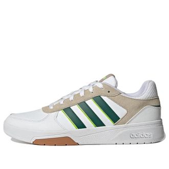 adidas Tennis Courtbeat Shoes Cloud White Collegiate Green ID9661