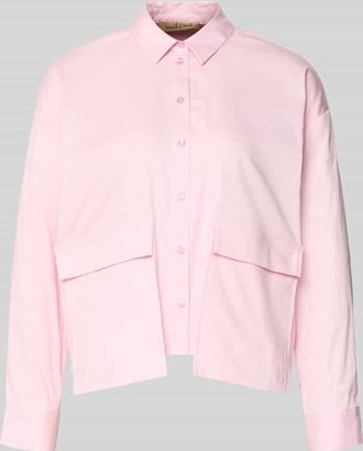 Smith & Soul Regular Fit Bluse mit Pattentaschen in Hellrosa, Gr&ouml;&szlig;e XXL