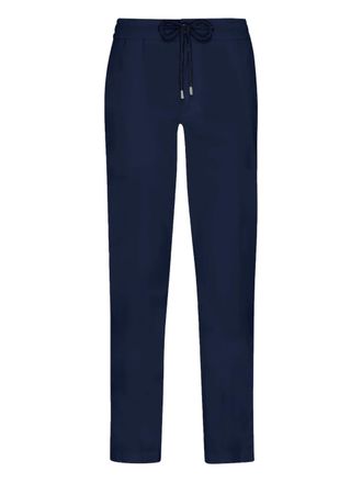 Vilebrequin satin trousers - Blue