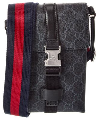 Gucci Gg Supreme Canvas & Leather Crossbody
