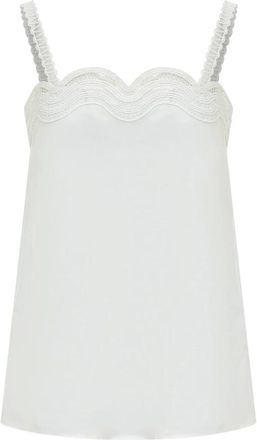 HUGO BOSS Dames, Tops, Wit, Maat: 2XL