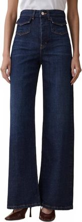 Jeanerica Venice High Rise Flare Jeans In Amido Blue
