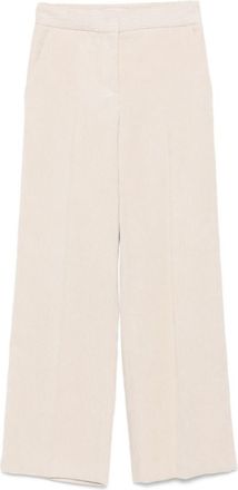 Via Masini 80 Beige Velvet trousers
