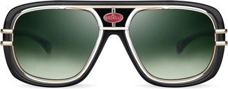 Bugatti Womens 99 mm Black White Gold Eyeglasses