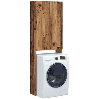 vidaXL Mobile per Lavatrice Legno Antico 64x25,5x190 cm - Vidaxl