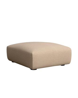 Hannun Puf reposapi&eacute;s marr&oacute;n claro 93 x 102 cm