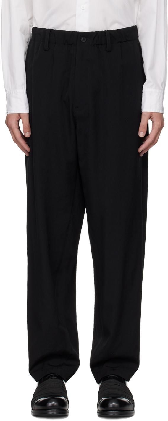 yohji s'yte GABARDINE LEFT PLEAT PANTS（SPRING / SUMMER 2023