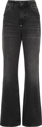 Philipp Plein Straight Fit Jeans - Dames - Flared Jeans - Zwart - W27 - Katoen - Jeans