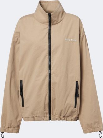 Miu Miu Cotton gabardine jacket